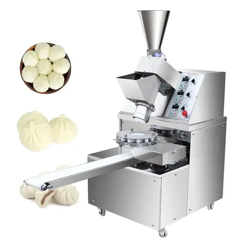 Automatic Soup Dumpling Momo Making Machine Steamed Buns Stuffing Bun Filling Machine for Business Use