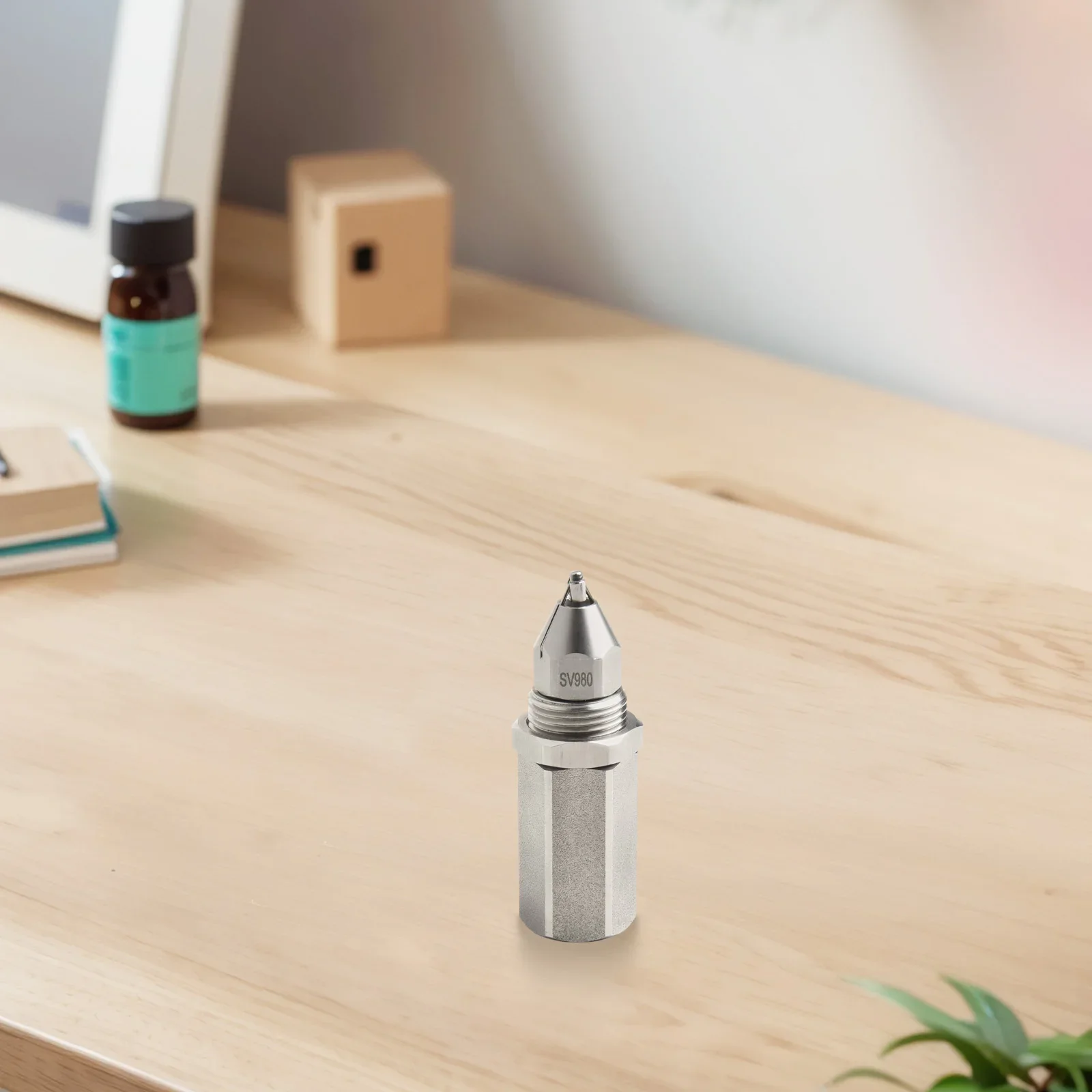 

Насадка для мытья двора 30 60 80, воздушная насадка с углом впрыска, сухой туман, длительный срок службы, практичная, серебристая, 0,6 бар-1,2 бар