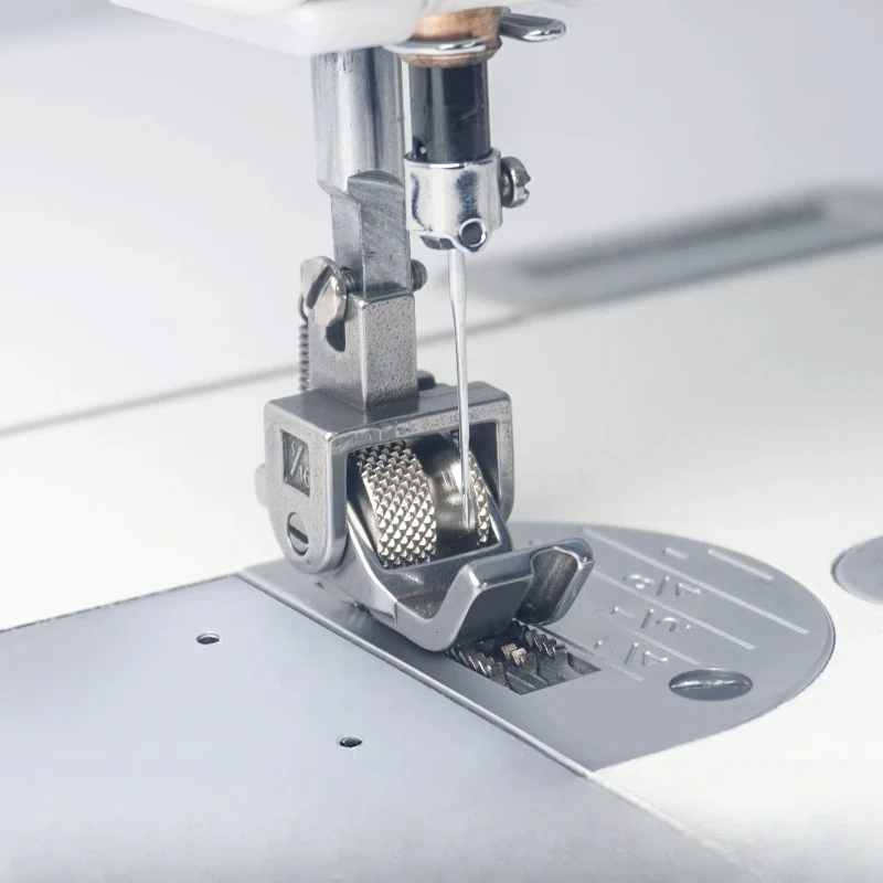P69 Grooved Rope Inlay Roller Presser Foot, Sewing Foot for Leather & Thick Materials