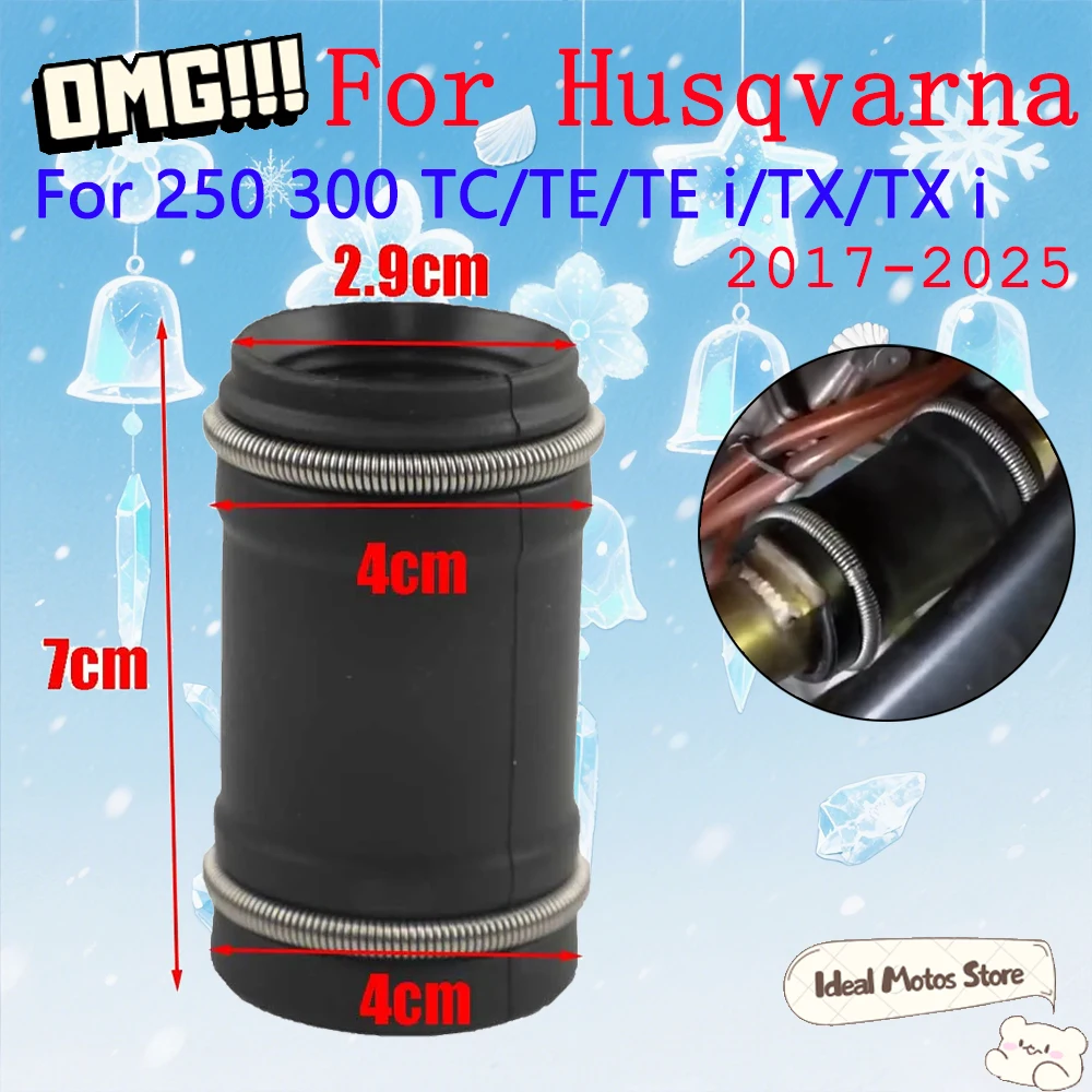 

For HUSQVARNA 250 300 TC TE TEi TX 2017 2025 Motorcycle Exhaust Silencer Seal Sleeve Ring Spring Coupling Off Road Upgrade Parts