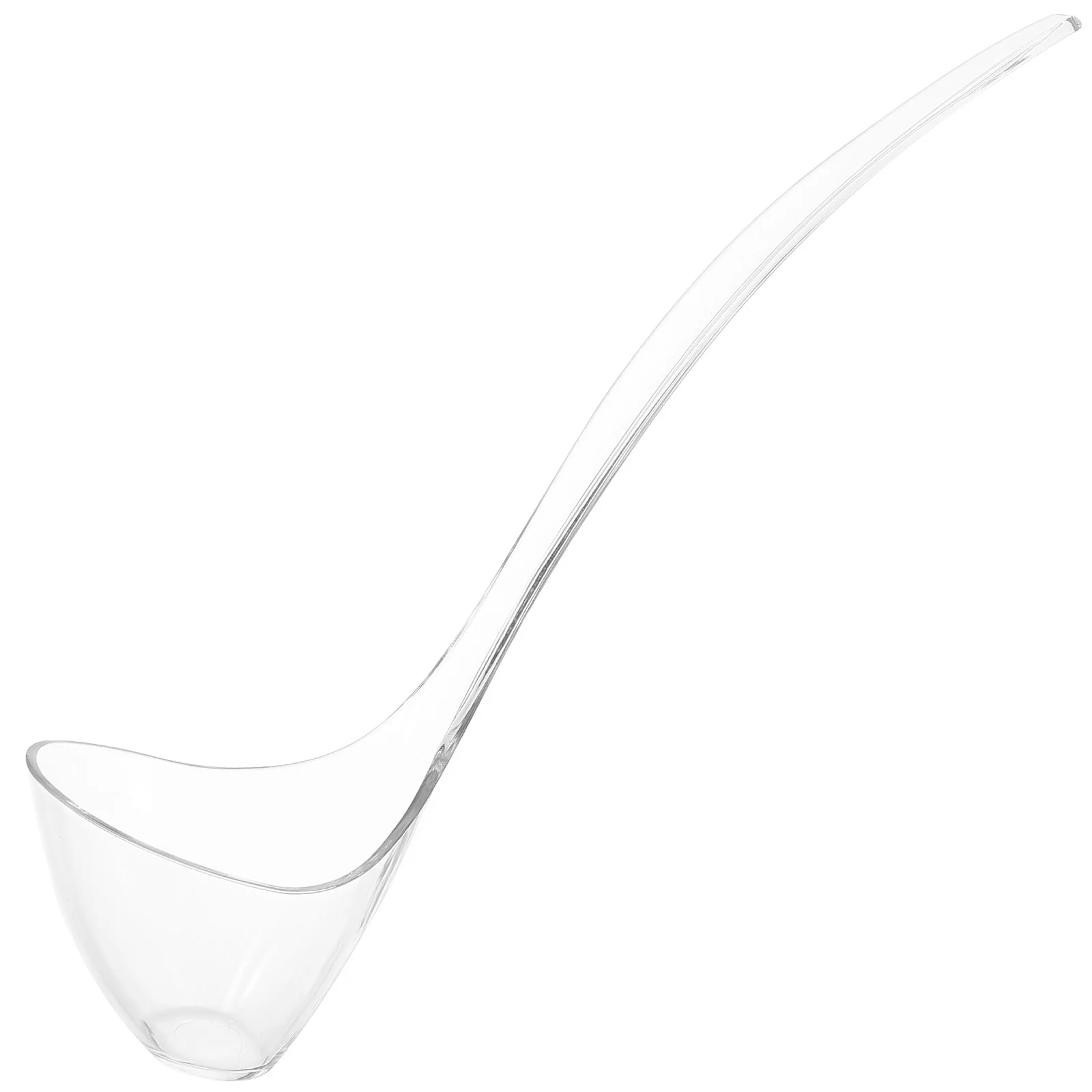 

Ergonomic Handle Soup Ladle Reusable Plastic Serving Spoon for Hot Food Sauce Dispensing Convenient Meal Time Solution