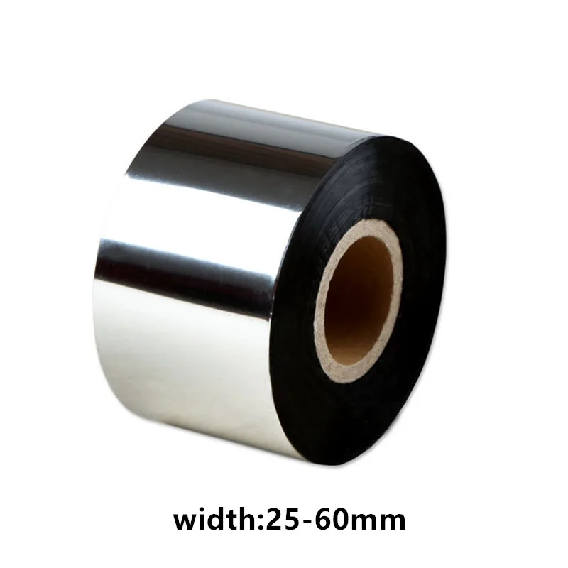 Washed label carbon tape with high temperature resistance and color retention for clothing fabric labels