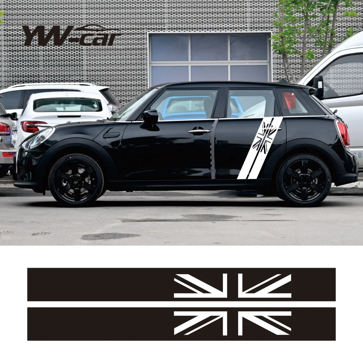 

Union Jack Styling Door Side Stripe Sticker Decoration Body Decal For MINI Cooper R50 R52 R53 R55 R56 R57 R58 R59 F56 F57 3-ries