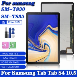 Super AMOLED per Samsung Tab S4 10.5 T830 (wi-fi) T835 (LTE) Display LCD Touch Screen Digitizer Assembly sostituzione