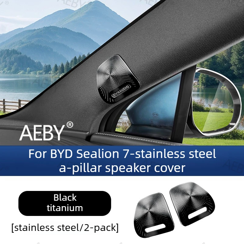 For BYD Sealion 7 2024 A Pillar Speaker Cover,Custom Fit A Pillar Speaker Grille,A Pillar Speaker Grille,Anti-Scratch,Interior