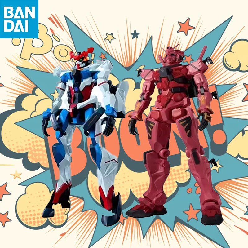 

Bandai Namco Banpresto оригинальный мобильный костюм Gundam Red Gundam Gquuuux Gfred Gundam Genkai Toppa ПВХ в наличии аниме модель игрушки
