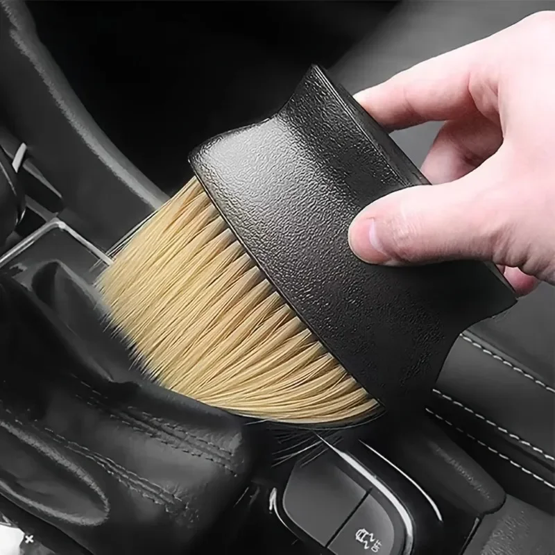 Soft Hair Car Air Conditioner Cleaning Brush Repeatable Car Detailing Air Outlet Vent Brushes Dust Cleaner for Car Wash Parts