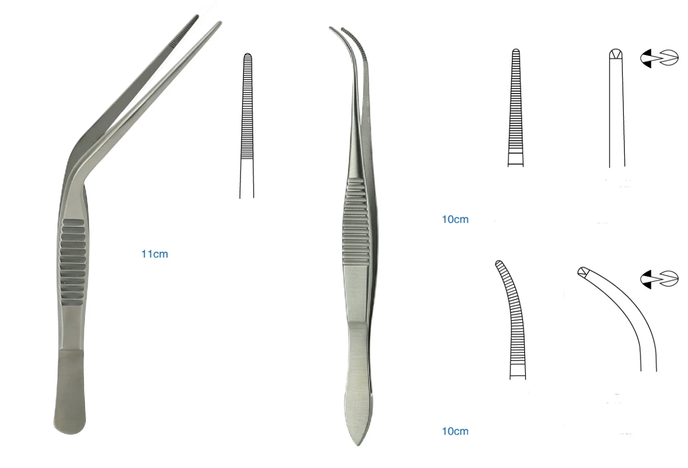 Medical dressing tweezers/dissection forceps/dressing forceps