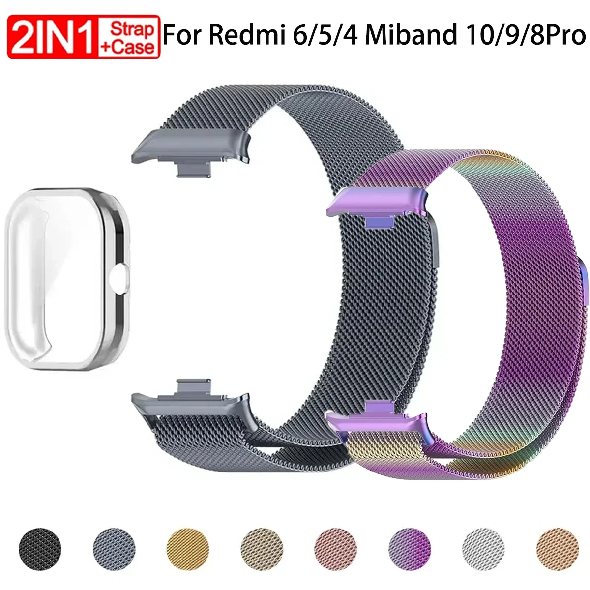 Milanese Loop Magnetic - Tali Logam Milanese untuk Jam Tangan