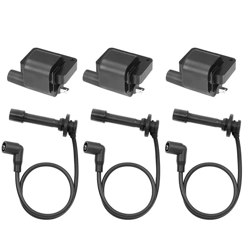 Reliable-21121-0724 21150-0013 Ignition Coil W/Spark Plug Cap Wire For Kawasaki KAF820 PRO-FX PRO-FXR