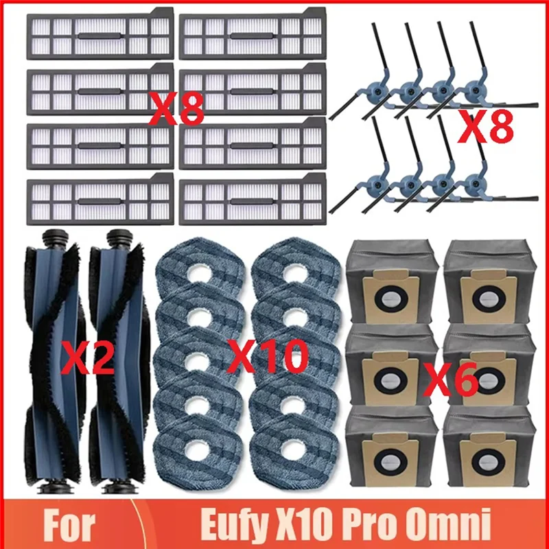 N98R Replacement Vacuum Cleaner Bags Roller Side Brush Dust Bags Spare Part Vacuum Cleaner Bags