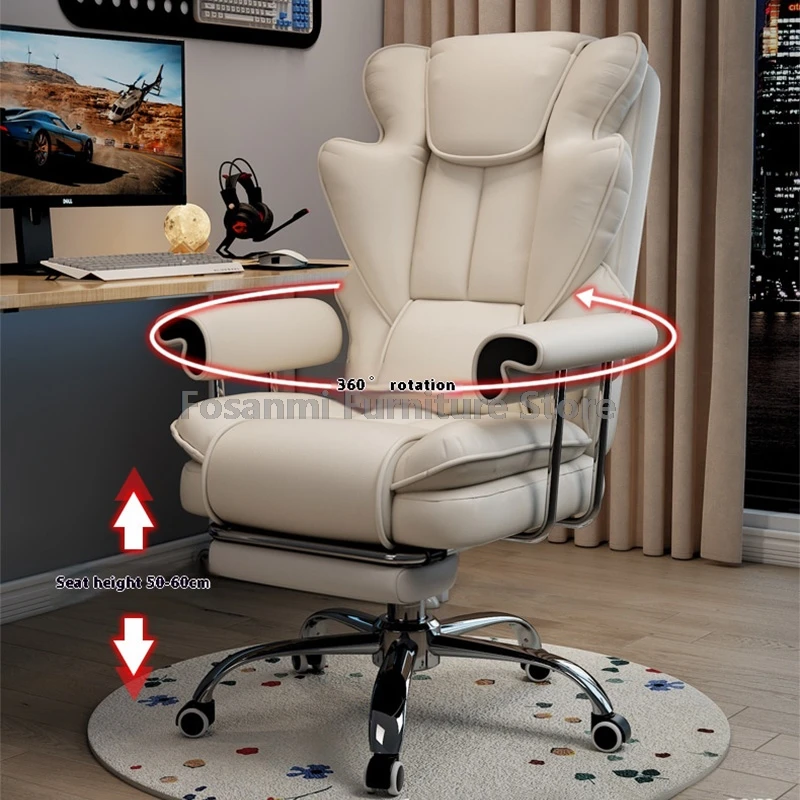 Racing สไตล์หนัง Gamer เก้าอี้ปีกพนักพิง ERGONOMIC Reclining GAMING เก้าอี้สําหรับ Home Modern Office PC เก้าอี้หมุน