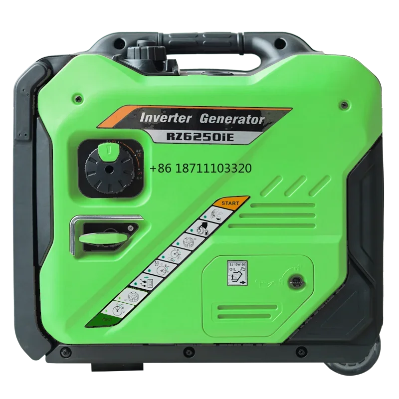 New model 5KW 5KVA 6.25KVA  220V 380V  generating electricity inverter gasoline generator dynamo with great price for sale