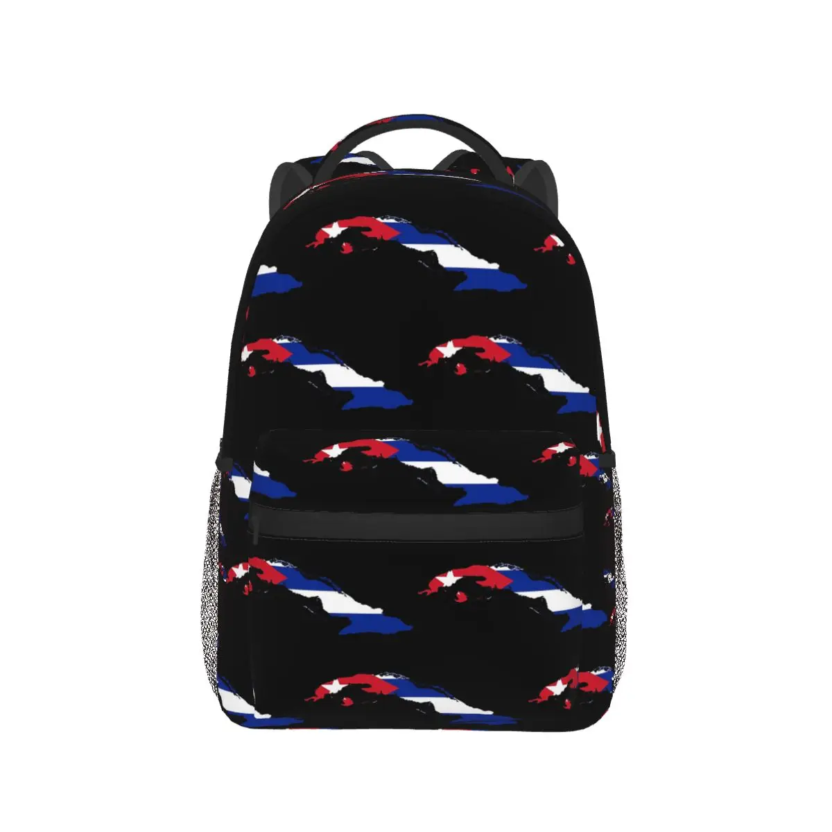 

Flag Map Of Cuba Backpack Hot Sale Daypack Large Capacity Boys Girls BookBag School Bag Shoulder Bags for Men Women