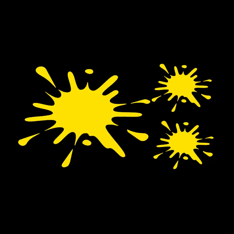 Reflective Car Stickers Stains Ink Stains Blot Personality Creative Funny Stickers Graffiti Style Motorcycle Sticker image 5