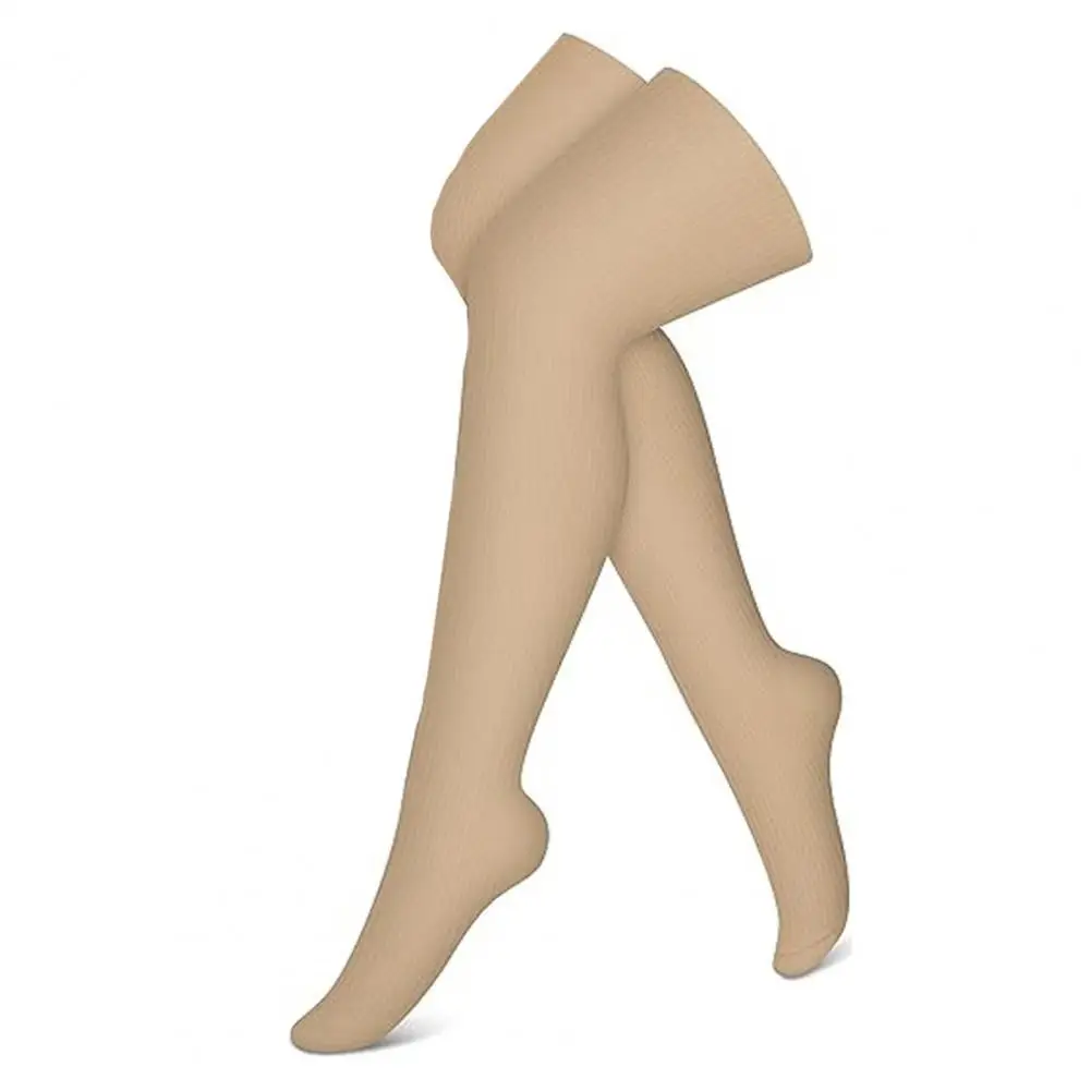 Compression Socks for Circulation Graduated Support Stockings for Women Men Thigh High Closed Toe Socks