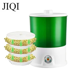 DIY Bean Sprouts Maker 2/3 Layer Thermostat Green Vegetable Seeding Growing Germinator Automatic Electric Buds Growth Bucket EU