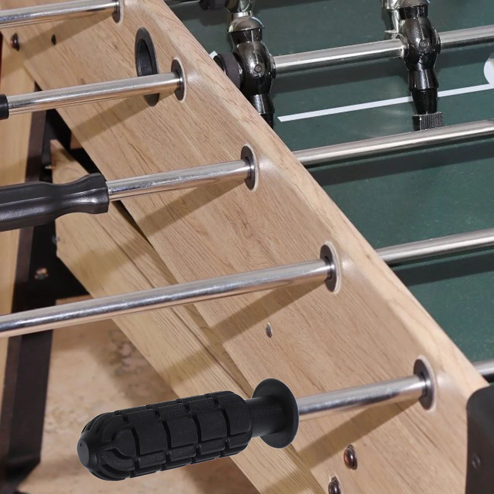 8pcs Foosball Anti-Skid Table Soccer Nonskid Handles Handles Sturdy Pp Replacement Grips For Football Machine Play