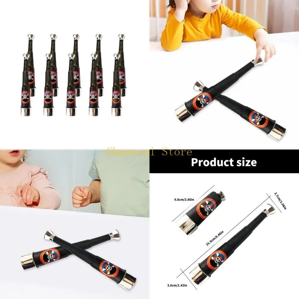 

E7CE 10 PCS Mini Pirate Telecopes для детской охота на охоту
