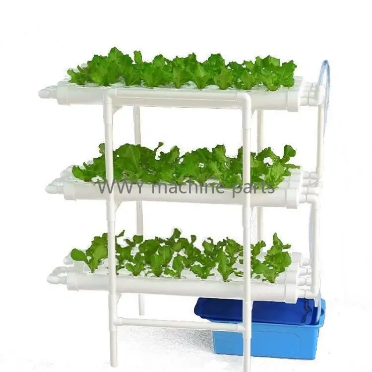 

NEW 108 Holes Pipe Grow Kit NFT Indoor Greenhouse Planting Box Gardening System Nursery Pot Hydroponic Rack