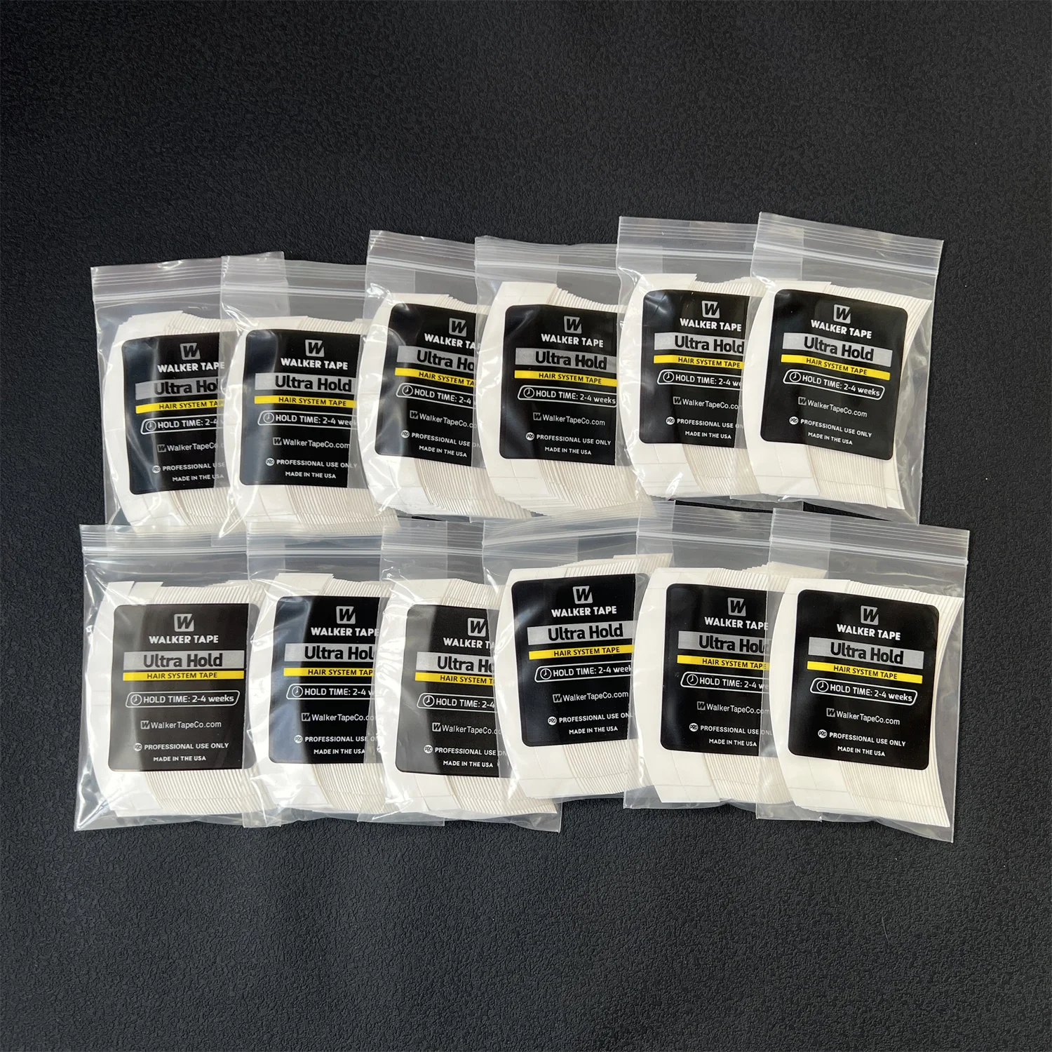 

Walker Ultra Hold Curved Hair System Tape 36pcs Super Adhesive Strips Tape For Extension/Toupee/ Lace Wig/Closure