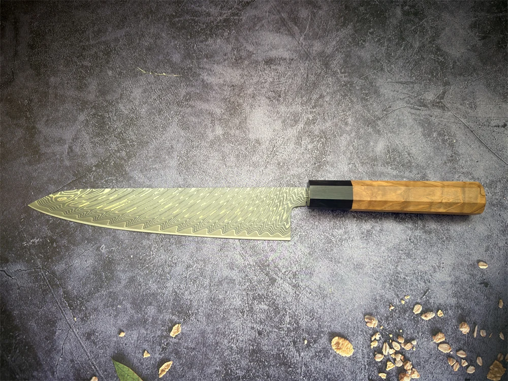 RHON 9inch 67Layer VG10 Damasucs Steel Japanese Kitchen Gyuto Knife Chef's Meat Slicing Utility Fish Cutting Vegetable Knives view 4