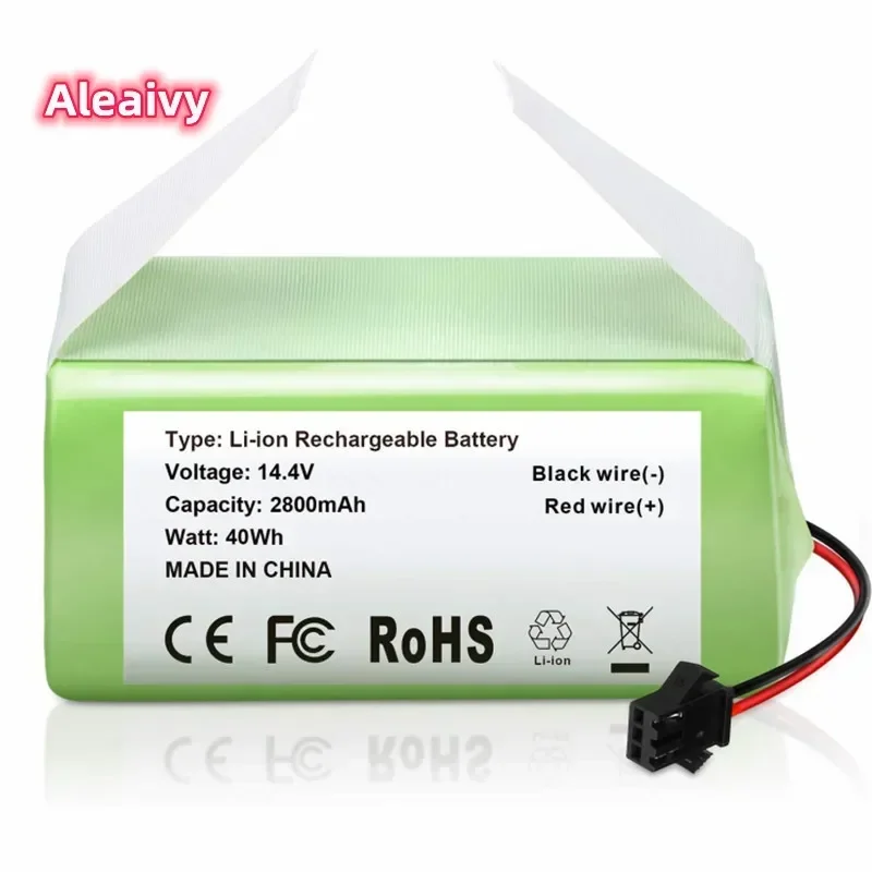 

14.4v 2800mAh Replacement Battery Compatible with Ecovacs Deebot N79 n79S DN622 & Eufy RoboVac 11,11S,12,15C,15T,35C,G10 Hybrid