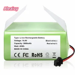 Batteria sostitutiva da 14,4 V 2800 mAh compatibile con Ecovacs Deebot N79 n79S DN622 e Eufy RoboVac 11,11S,12,15C,15T,35C,G10 Hybrid