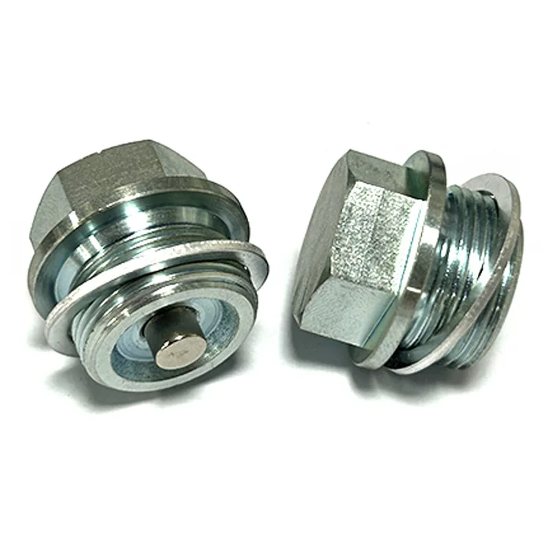5ชิ้น M24X1.5ที่ระบายน้ำมันสกรูกระทะเหล็กแม่เหล็กที่แข็งแกร่งสำหรับรถยนต์สกรูกระทะน้ำมันเหมาะสำหรับ BMW