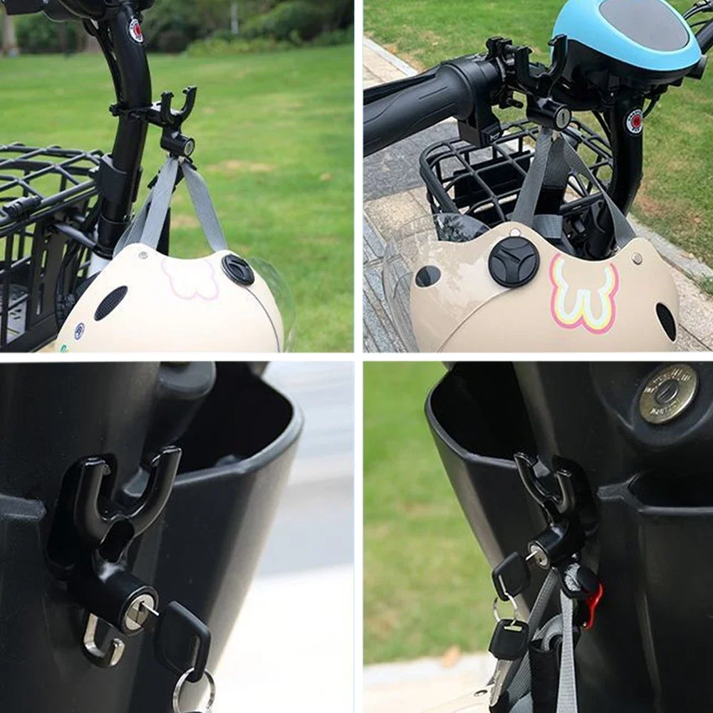 Universal Motorcycle Helmet Lock Motorbike Scooter Helmet Lock Hanging Hanger Hook Helmet Lock Hook Motorcycle Helmet Lock