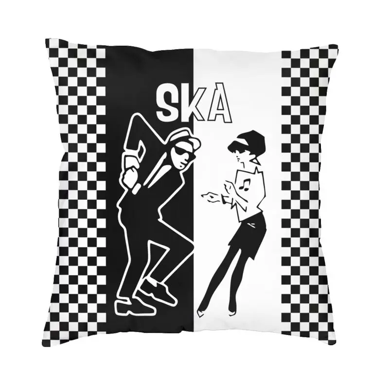 Nordic Reggae Pop Music Ska Cushion Cover for Sofa Velvet Throw Pillow Case Decoration Pillowcase