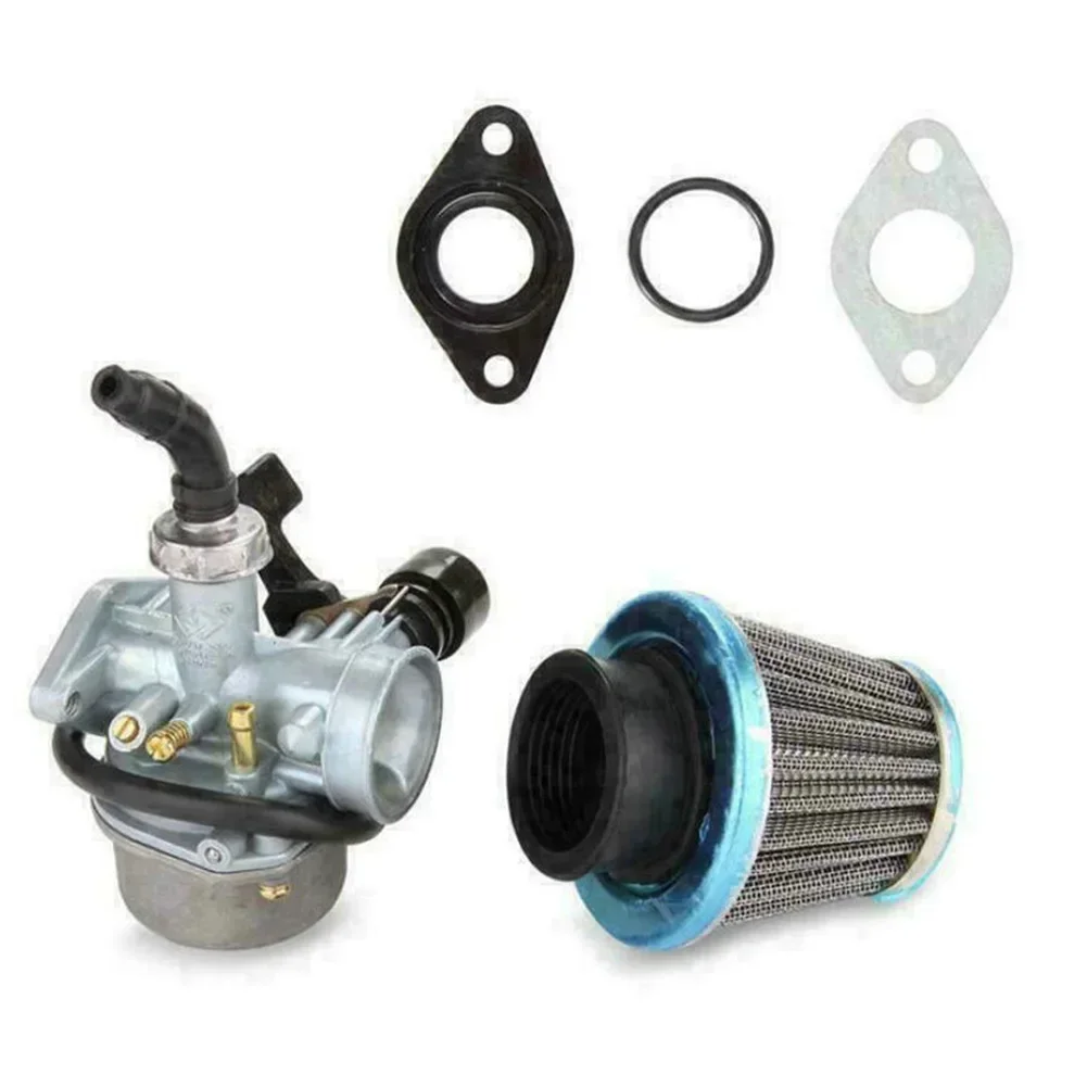 PZ19 19mm Motorcycle Carburetor 50cc 70cc 90cc 110cc 125cc ATV Dirt Bike Go Kart PZ22 22mm Carb Hand Choke 35mm Air Filter