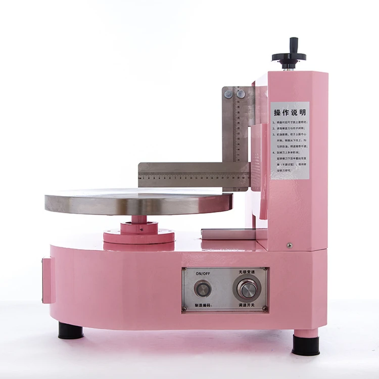 

Tripod Durable Cosmetic Automatic Round Birthday Cake Cream Icing Plastering Coating Filling Machine for Sale