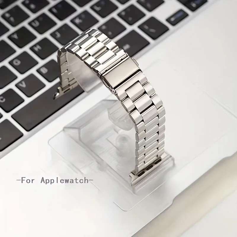 

Stainless Steel Strap For Apple Watch Band 45mm Ultra 49mm 41mm 46mm 44mm Strap Metal Bracelet For Iwatch Series 9 10 46mm 42mm