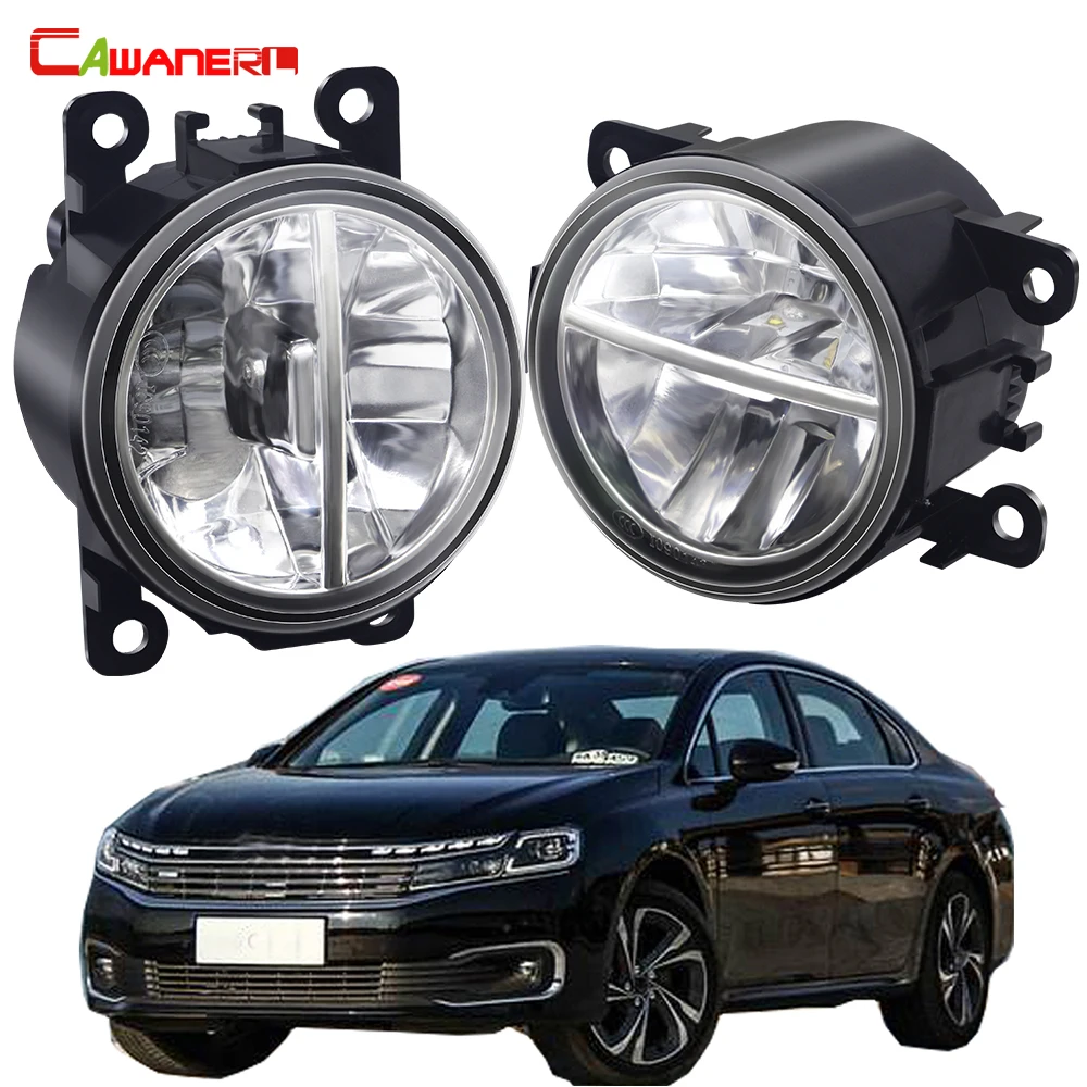 

2 Pieces 30W Car External Fog Light Assembly For Citroen C6 TD_ Sedan 2005-2015 LED Fog Daytime Running Lamp DRL H11 High Bright
