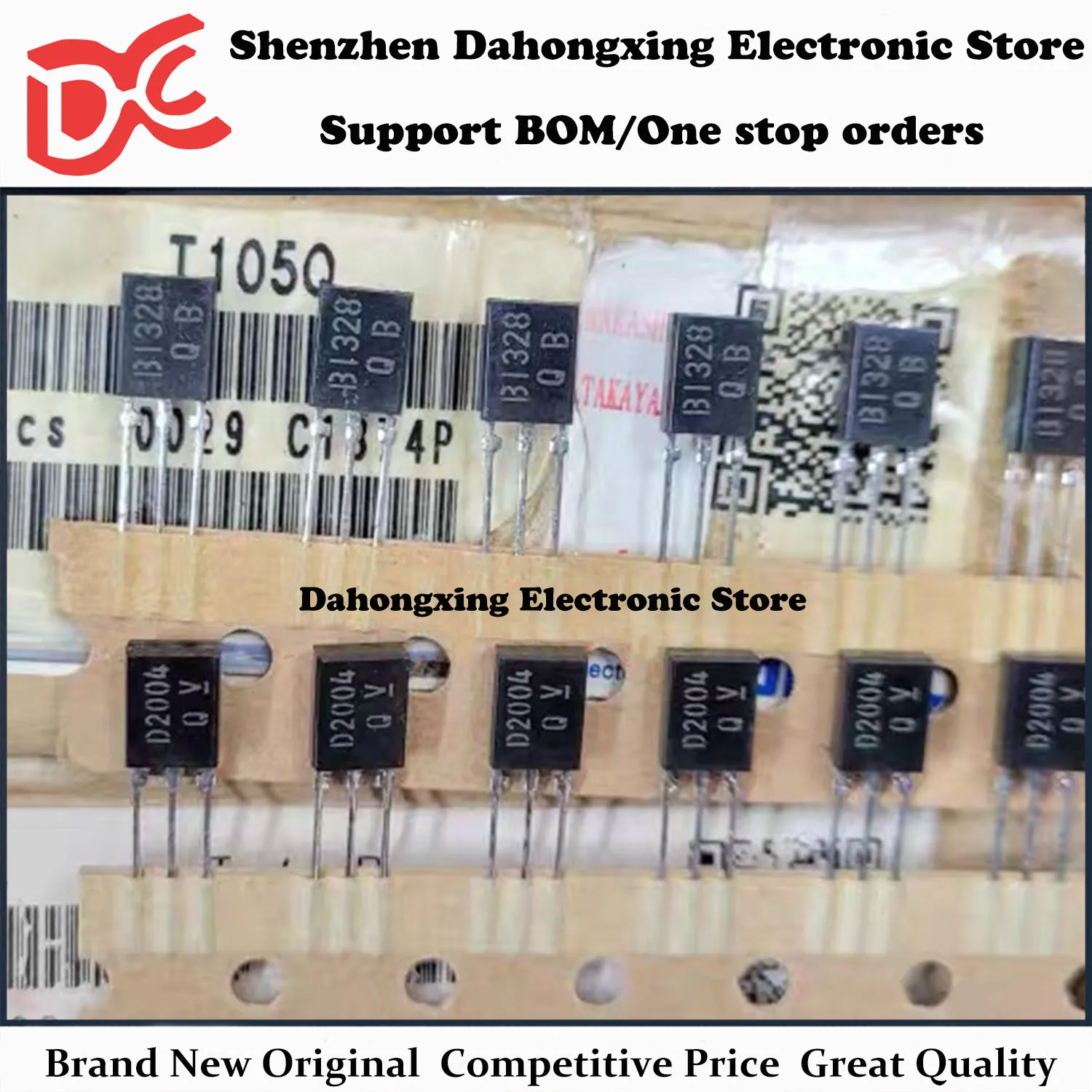 New Original 5Pairs 2SB1328 B1328 + 2SD2004 D2004 TO-92 Audio Amplifier Transistor Great Quality