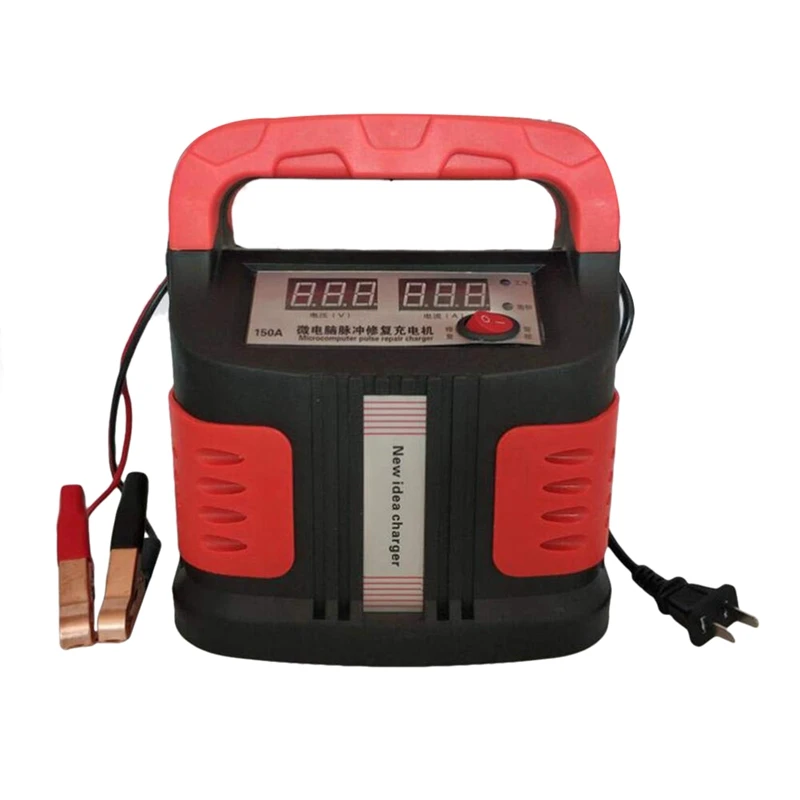 

12V/24V 350W Portable Car Battery Charger 200Mah Intelligent Pulse Repair Type LCD Battery Charge Strong Charging Automatic Circ