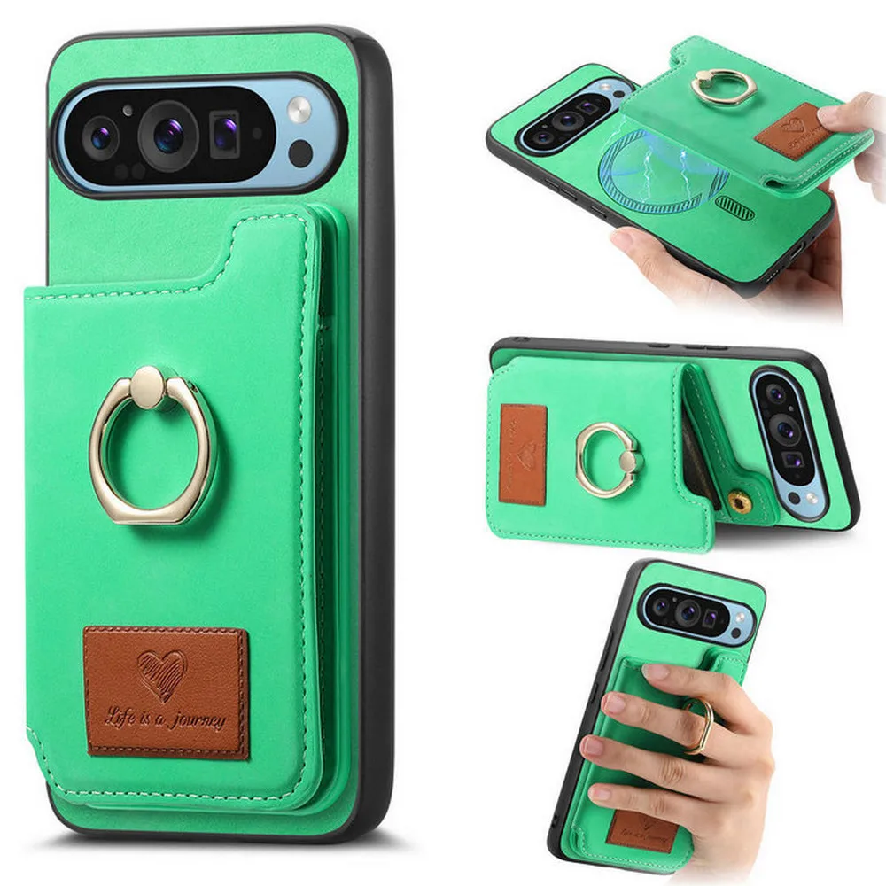 

Pixel 9 8 7 Pro 9A 8A 7A 5G 2в1 Съемный кожаный кошелек Coque для Google Pixel 9 Pro XL Магнитная задняя крышка Pixel 9 9Pro Funda