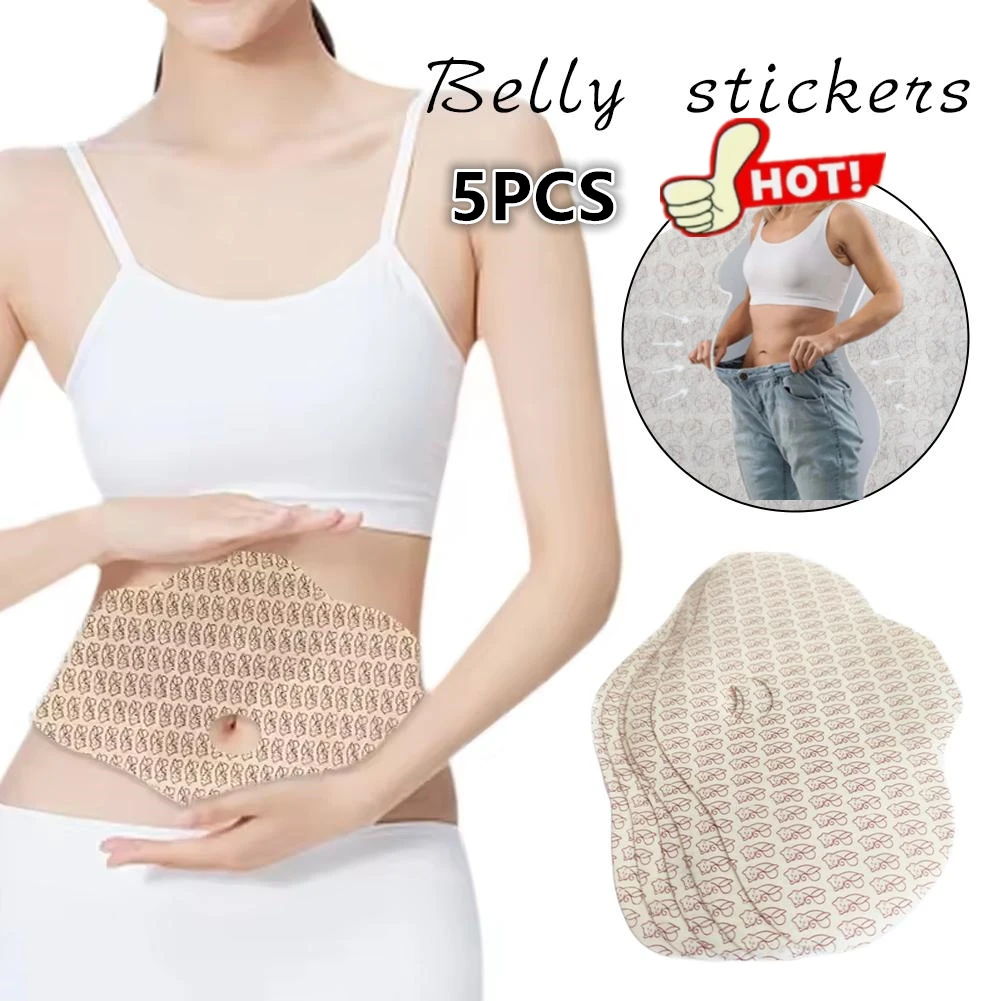 Hot Quick Slimming Patch For Women Belly Slim Patch Abdomen Slimming Fat Burning Navel Stick Weight Loss Slimer Tool Wonder 5PCS