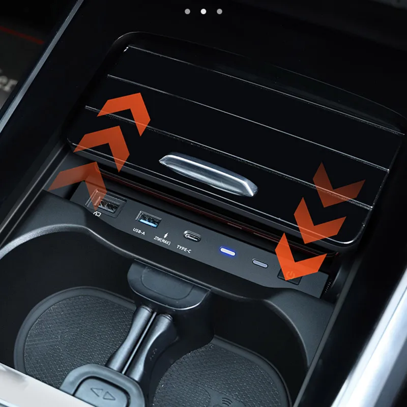 

For Mercedes Benz-A Class /B-Class /AMG A-Class Car Wireless Charger Fast Cell Phone Charging Plate Accessories 2019-2023