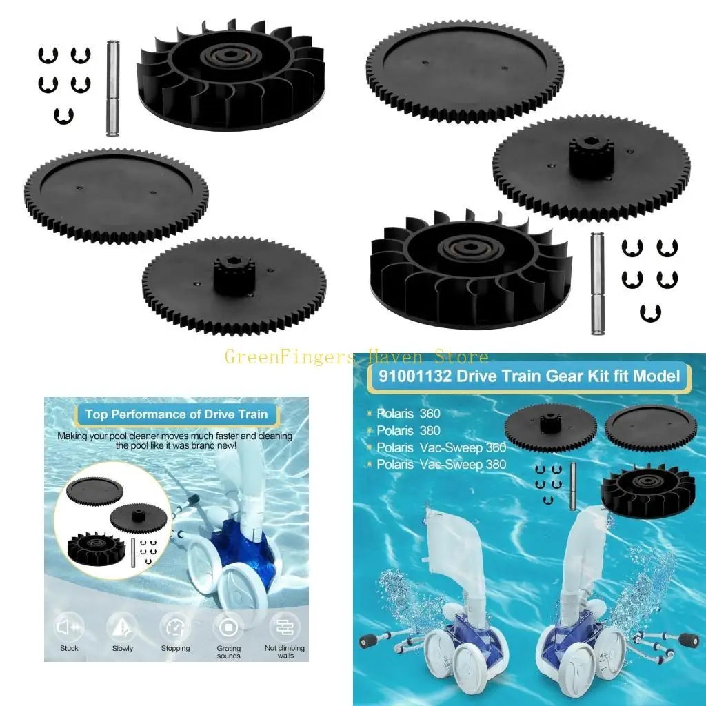 

F68D Drive Train Gear Set for 360 380 Models Pool Cleaner Parts Easy Installation