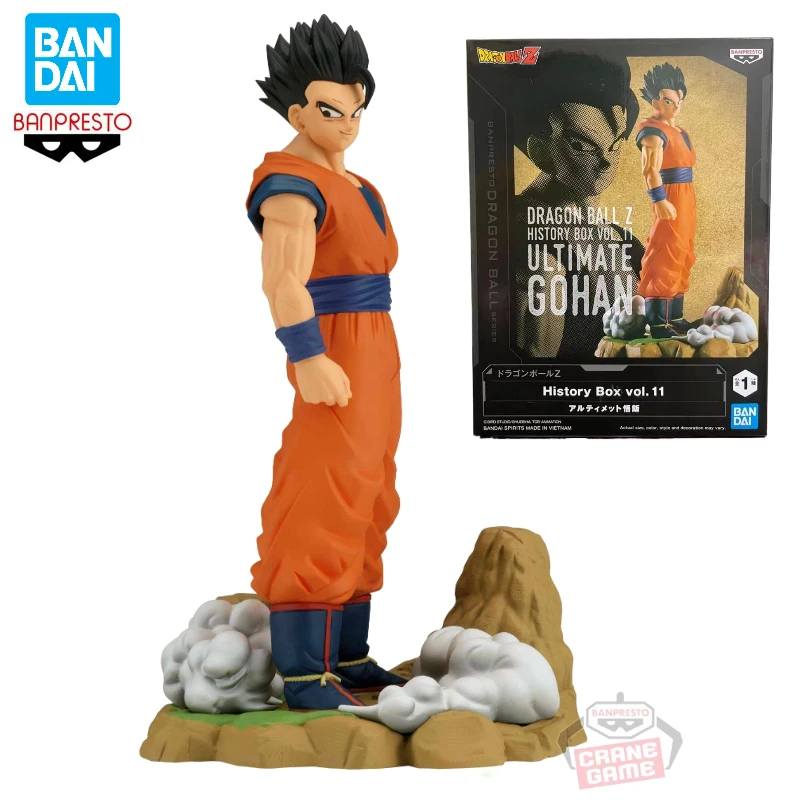 In Stock Bandai BANPRESTO Dragon Ball Z History Box Vol.11 Ultimate Son Gohan Anime Action Figure Toy Gift Model Collection