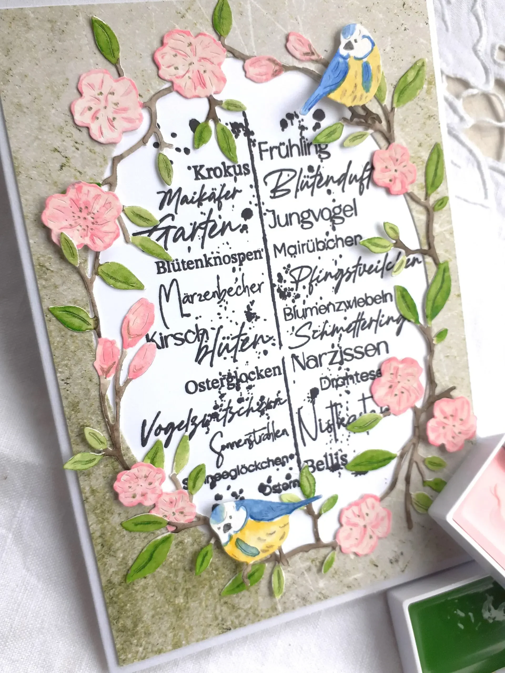Wreath Composed of Flowers and Clover Craft Metal Cutting Dies Mold Strips Sheet Scrapbook Paper Craft Knife Mold Blade Punch