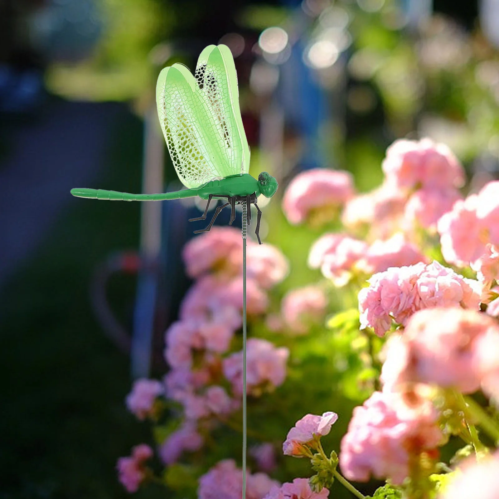 Juego de estatuas de jardín, simulación de libélula, Clip disuasorio de insectos, decoración realista para exteriores, 3 piezas