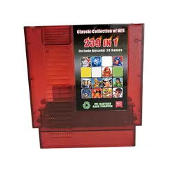 239 In 1 Games Cartridge - Multicart 8 Bit 72 Pin Retro Classic Transparent Red.Blue.Green 30 Mini  NES