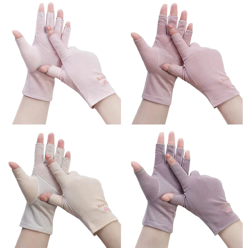 1 Pair Anti UV Nail Gloves UV Gel Shield Glove Fingerless Manicure Nail Art Tools LED Lamp Nails Dryer Radiation Hand Gloves