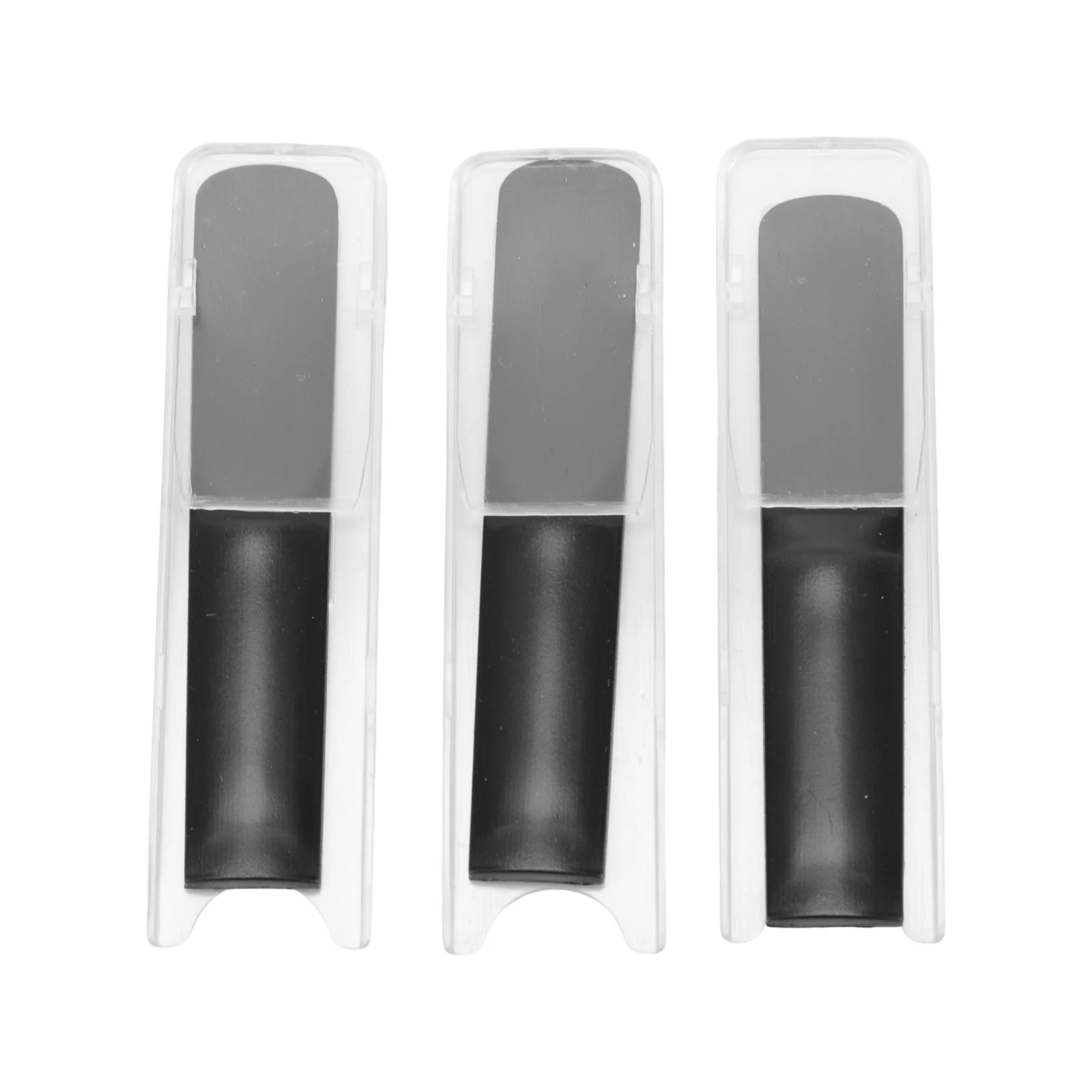 Clarinet Reeds Traditional  Synthetic Resin U Shape with Protective Covers 2.5 Strength for Beginners Music Lovers Educators