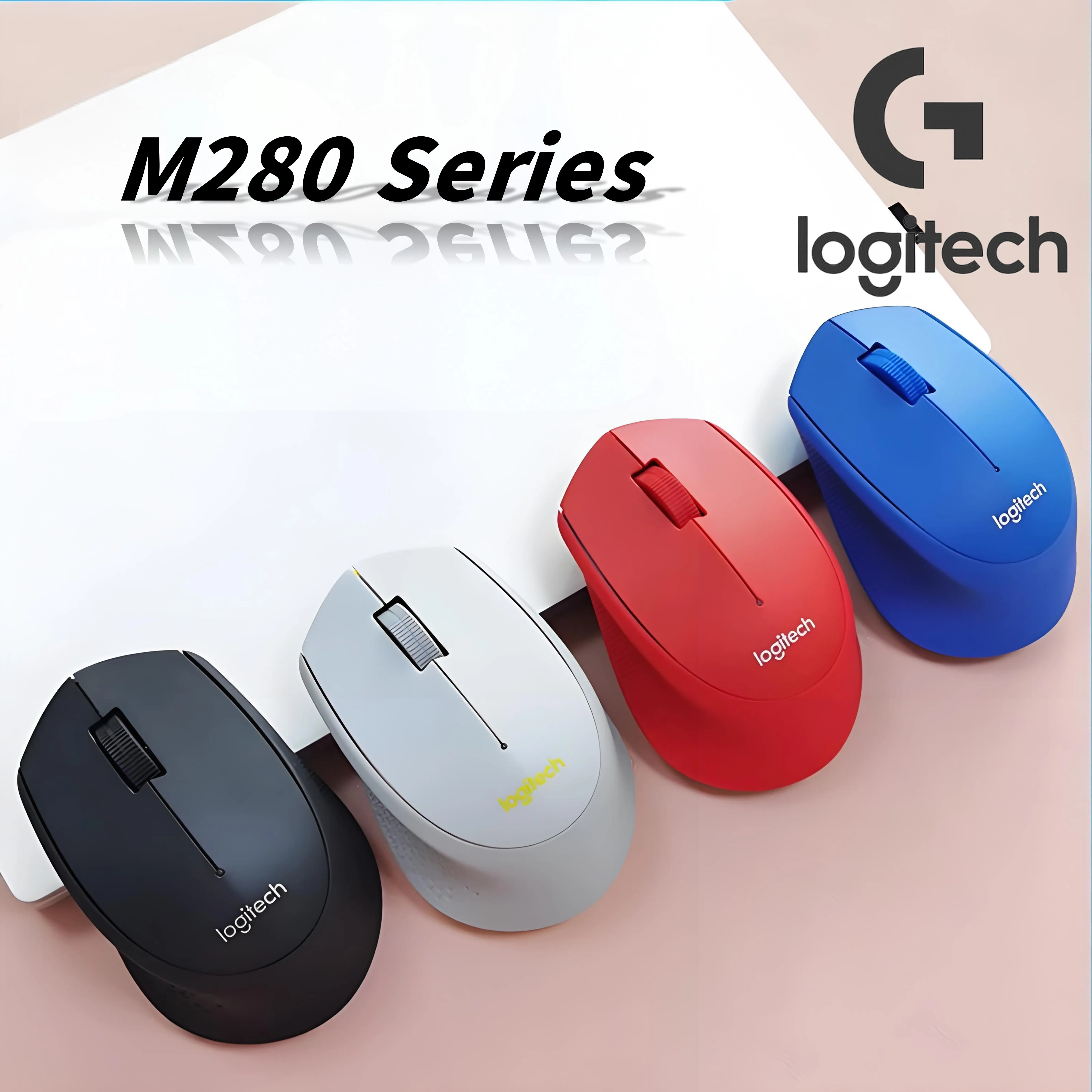 로지텍 무선 마우스 출장, 여행, 홈 오피스에 적합한 휴대용 무선 마우스 LOGI MM280