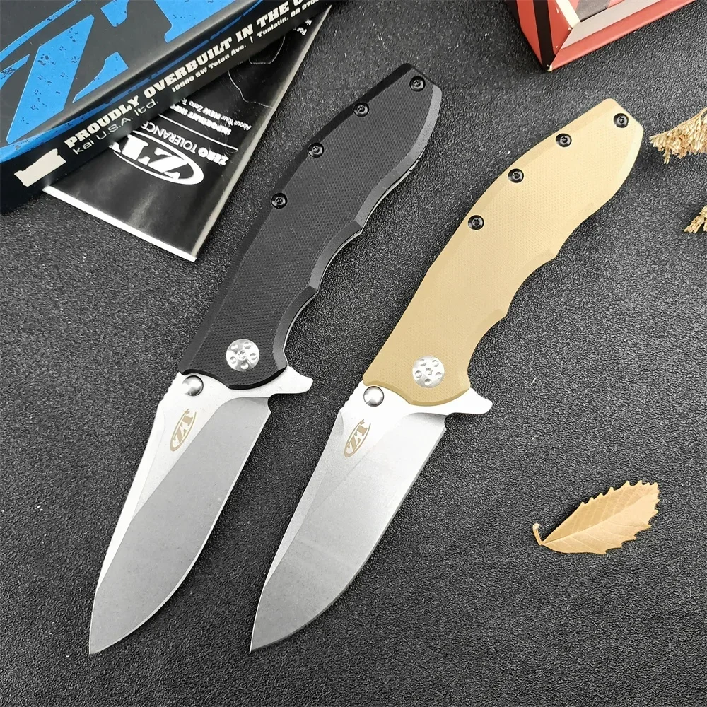 0562 Ball Bearing Flipper Folding Knife 8Cr13Mov Blade 420+G10/Carbon Fiber Handle Camping Hunting Knives Pocket Tactical Tools