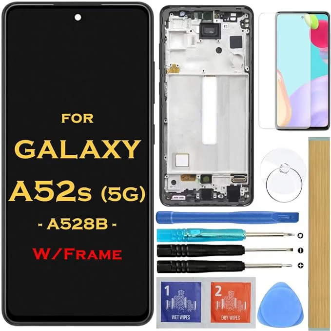 6.5\'\' For Samsung  A52S 5G LCD  A528 A528B A528B/DS A528N LCD Display Touch Screen Digitizer Assembly Replacement